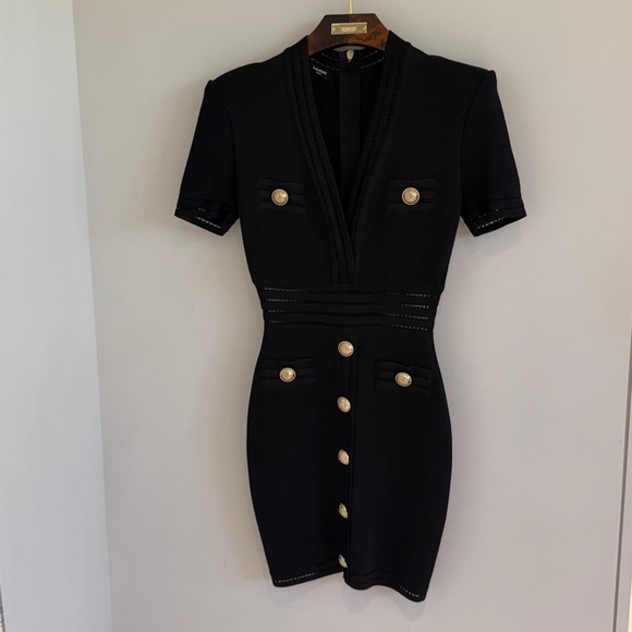 Balmain
short gold-tone buttons knit dress - Picture 9 of 15